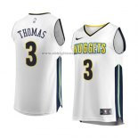 Camiseta Denver Nuggets Isaiah Thomas #3 Association 2017-18 Blanco