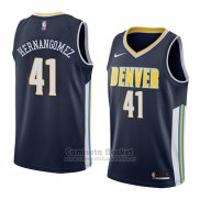 Camiseta Denver Nuggets Juan Hernangomez #41 Icon 2018 Azul