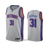 Camiseta Detroit Pistons John Henson #31 Statement 2020-21 Gris