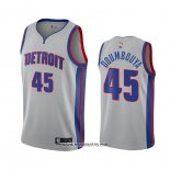 Camiseta Detroit Pistons Sekou Doumbouya #45 Statement 2020-21 Gris