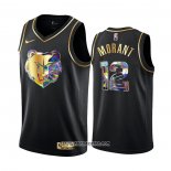 Camiseta Golden Edition Memphis Grizzlies Ja Morant #12 2021-22 Negro