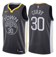 Camiseta Golden State Warriors Stephen Curry #30 Statement 2017-18 Negro