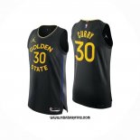 Camiseta Golden State Warriors Stephen Curry #30 Statement 2024-25 Negro