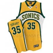 Camiseta Historic Seattle SuperSonics Kevin Durant #35 Amarillo