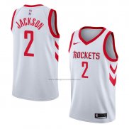 Camiseta Houston Rockets Demetrius Jackson #2 Association 2018 Blanco