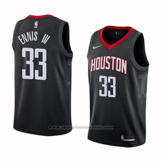 Camiseta Houston Rockets James Ennis Iii #33 Statement 2018 Negro