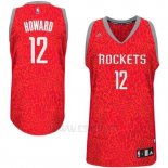 Camiseta Leopard Light Loco Houston Rockets Dwight Howard #12 Rojo