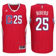 Camiseta Los Angeles Clippers Austin Rivers #25 Rojo