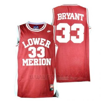 Camiseta Lower Merion Kobe Bryant #33 Rojo