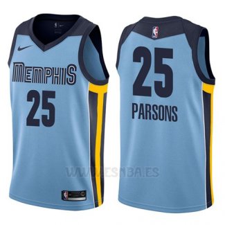 Camiseta Memphis Grizzlies Chandler Parsons #25 Statement 2017-18 Azul