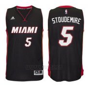 Camiseta Miami Heat Amar'e Stoudemire #5 Negro