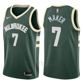 Camiseta Milwaukee Bucks Thon Maker #7 Swingman Icon 2017-18 Verde