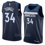 Camiseta Minnesota Timberwolves Jared Terrell #34 Icon 2018 Azul