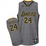 Camiseta Moda Estatica Los Angeles Lakers Kobe Bryant #24 Gris