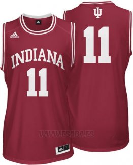 Camiseta NCAA Indiana Hoosiers Isiah Thomas #11 Rojo