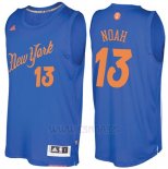 Camiseta Navidad 2016 New York Knicks Joakim Noah #13 Azul