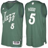 Camiseta Navidad 2016 Utah Jazz Rodney Hood #5 Veder