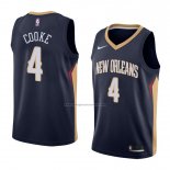 Camiseta New Orleans Pelicans Charles Cooke #4 Icon 2018 Azul