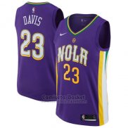 Camiseta New Orleans Pelicans Davis Ciudad #23 2017-18 Violeta