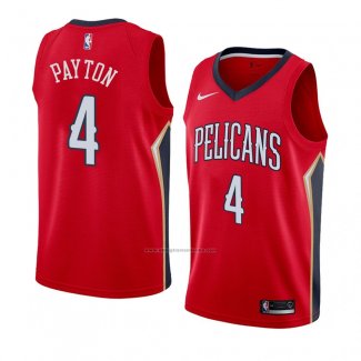 Camiseta New Orleans Pelicans Elfrid Payton #4 Statement 2018 Rojo