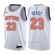 Camiseta New York Knicks Trey Burke #23 Statement 2017-18 Blanco