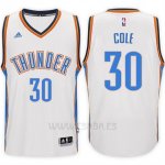 Camiseta Oklahoma City Thunder Norris Cole #30 Blanco