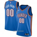 Camiseta Oklahoma City Thunder Personalizada Icon Azul