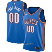 Camiseta Oklahoma City Thunder Personalizada Icon Azul