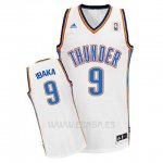 Camiseta Oklahoma City Thunder Serge Ibaka #9 Blanco