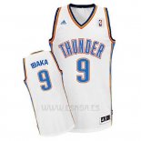Camiseta Oklahoma City Thunder Serge Ibaka #9 Blanco