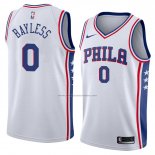 Camiseta Philadelphia 76ers Jerryd Bayless #0 Association 2018 Blanco