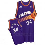 Camiseta Phoenix Suns Charles Barkley #34 Retro Violeta