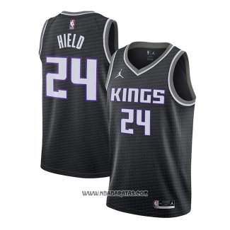 Camiseta Sacramento Kings Buddy Hield #24 Statement 2020-21 Negro