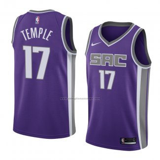 Camiseta Sacramento Kings Garrett Temple #17 Icon 2018 Violeta