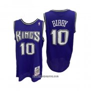 Camiseta Sacramento Kings Mike Bibby #10 Mitchell & Ness 2001-02 Violeta