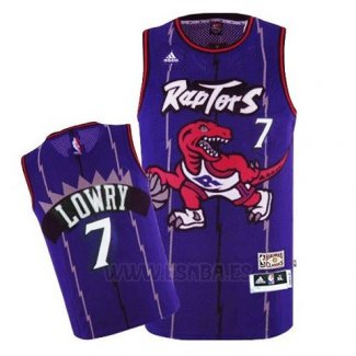 Camiseta Toronto Raptors Kyle Lowry #7 Retro Violeta