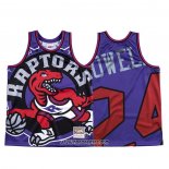 Camiseta Toronto Raptors Norman Powell #24 Mitchell & Ness Big Face Violeta