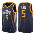 Camiseta Utah Jazz Rodney Hood #5 Icon 2017-18 Azul