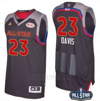 Camiseta All Star 2017 New Orleans Pelicans Anthony Davis #23 Negro