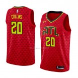 Camiseta Atlanta Hawks John Collins #20 Statement 2017-18 Rojo