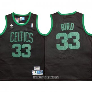 Camiseta Boston Celtics Larry Bird #33 Negro