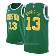 Camiseta Boston Celtics Marcus Morris #13 Earned 2018-19 Verde
