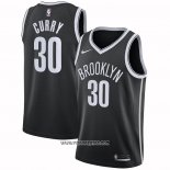 Camiseta Brooklyn Nets Seth Curry #30 Icon 2021-22 Negro