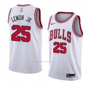 Camiseta Chicago Bulls-19 Walt Lemon Jr. #25 Association 2018 Blanco