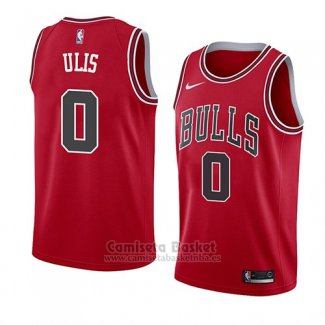 Camiseta Chicago Bulls Tyler Ulis #0 Icon 2018 Rojo