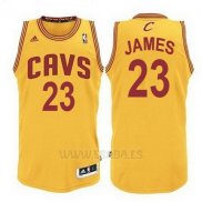 Camiseta Cleveland Cavaliers LeBron James #23 Amarillo