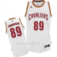 Camiseta Cleveland Cavaliers Lou Amundson #89 2015 Blanco