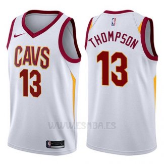 Camiseta Cleveland Cavaliers Tristan Thompson #13 Swingman Association 2017-18 Blanco