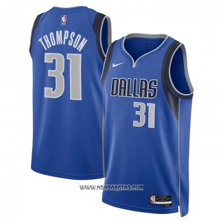 Camiseta Dallas Mavericks David Thompson #31 Icon 2023-24 Azul