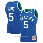 Camiseta Dallas Mavericks Jason Kidd #5 Mitchell & Ness 1994-95 Azul